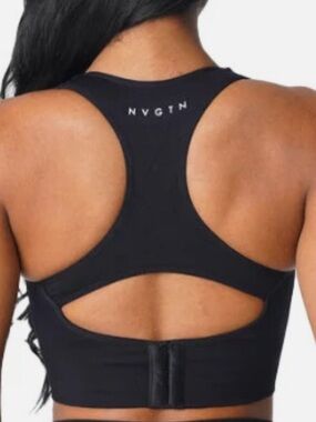 🖤 NVGTN Black Sports Bra | Racerback Workout Bra | Size S 🖤